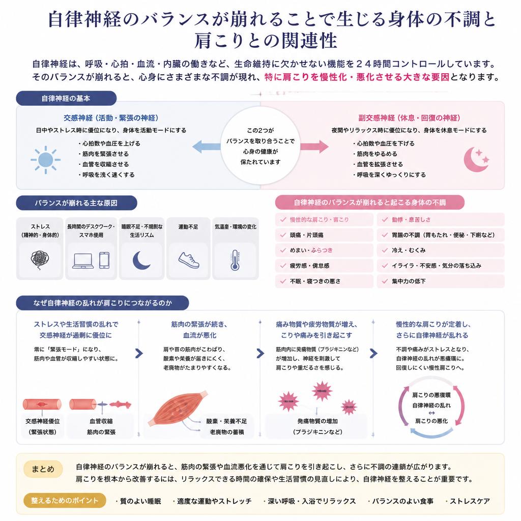 自律神経と肩こりの関連性
