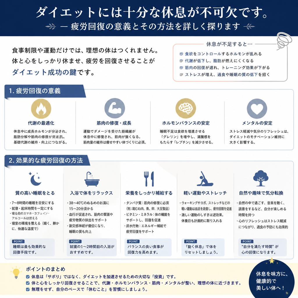 疲労回復の重要性