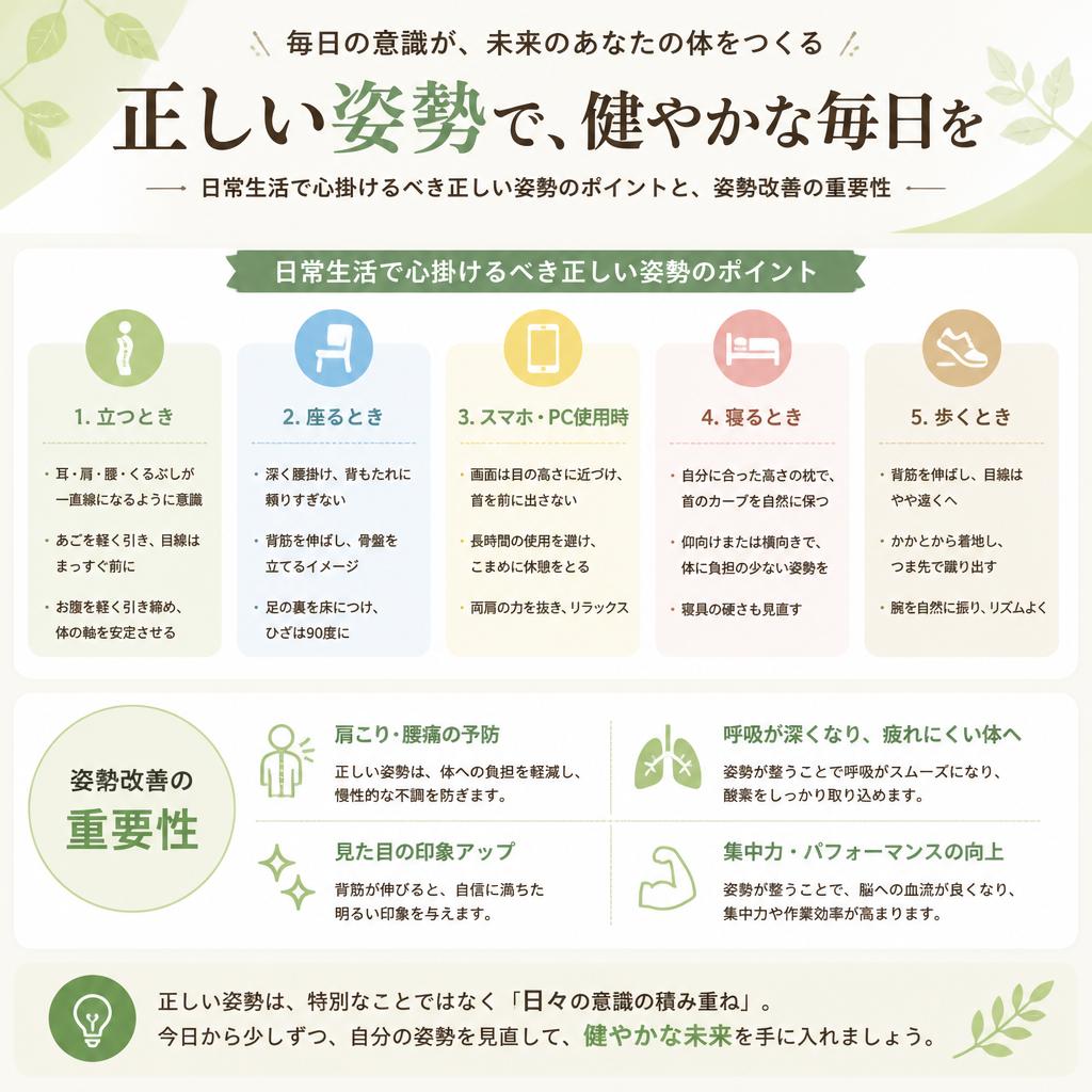 2. 正しい姿勢で腰痛を防ごう