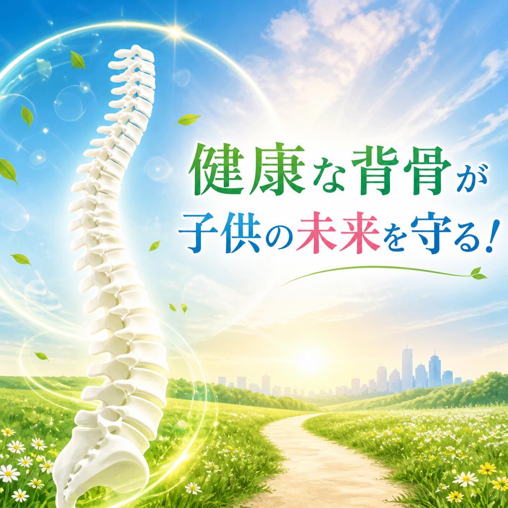 健康な背骨が子供の未来を守る！
