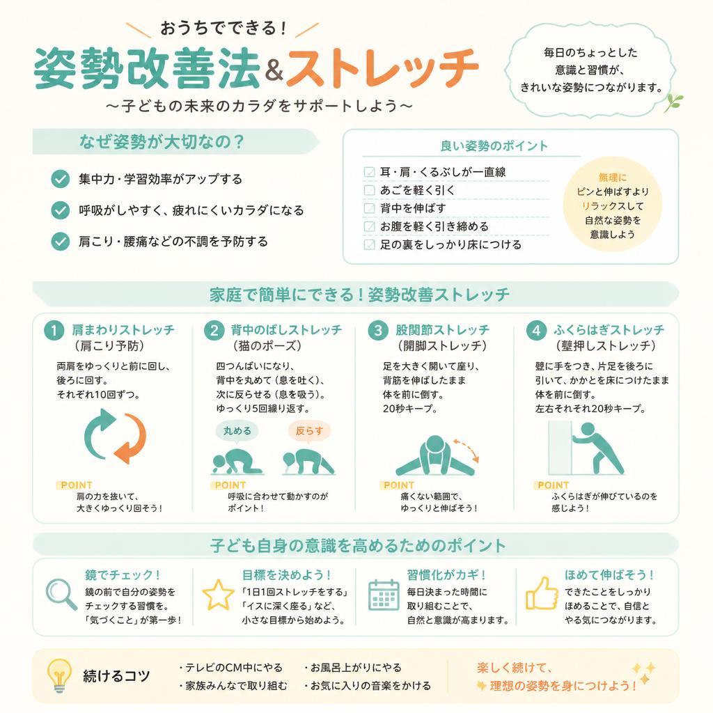 日常生活でできる姿勢改善法