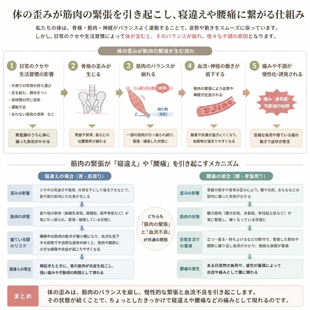2. 体の歪みと痛みの関係