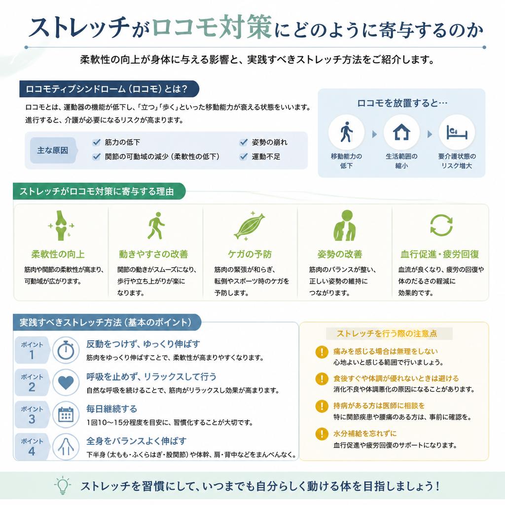 柔軟性を高めるストレッチの重要性