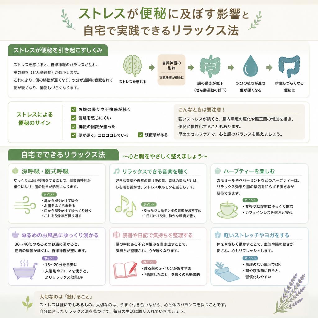 心と体をリラックスさせる方法