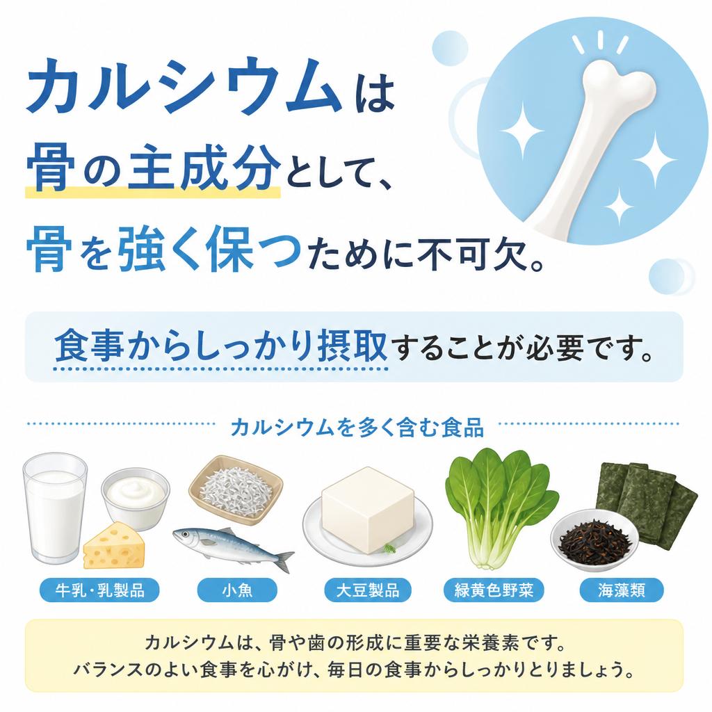 カルシウムの役割とは？