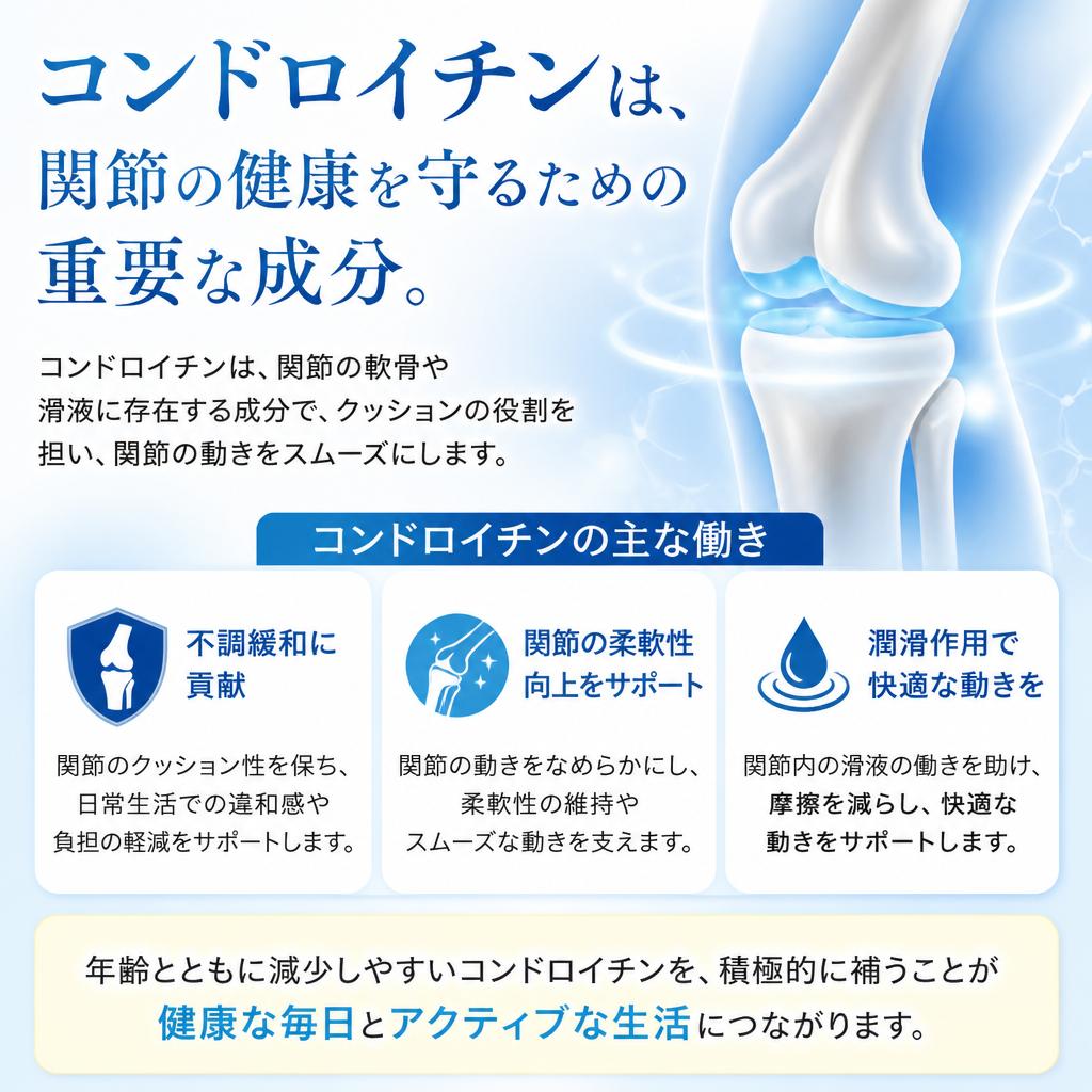 コンドロイチンの効果を発見