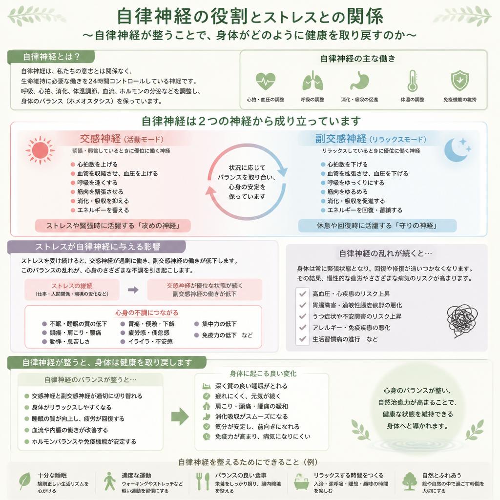 自律神経と健康の関係