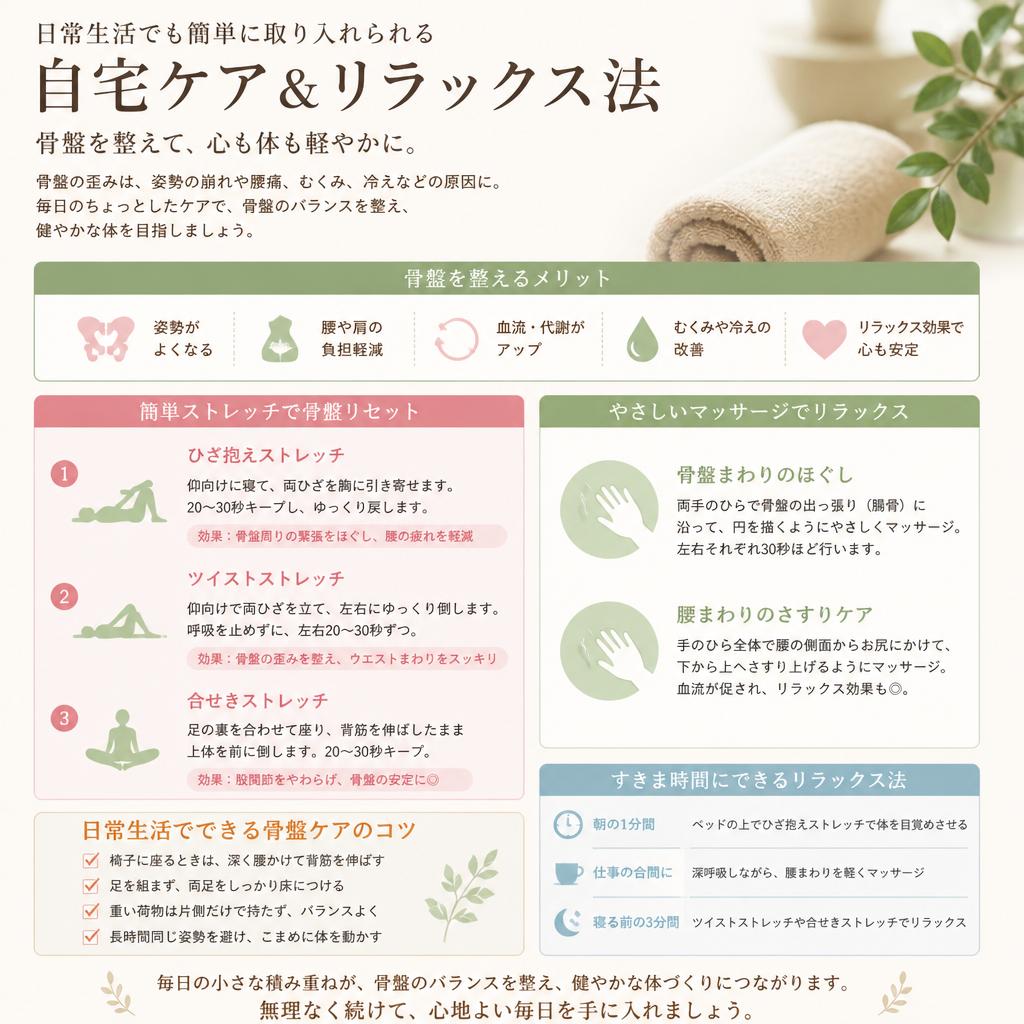 3. 自宅でできるケアとリラックス法