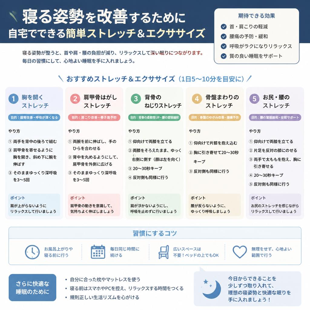 4.姿勢改善のための簡単な体操