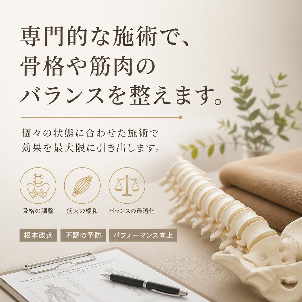 カイロプラクティックによる施術