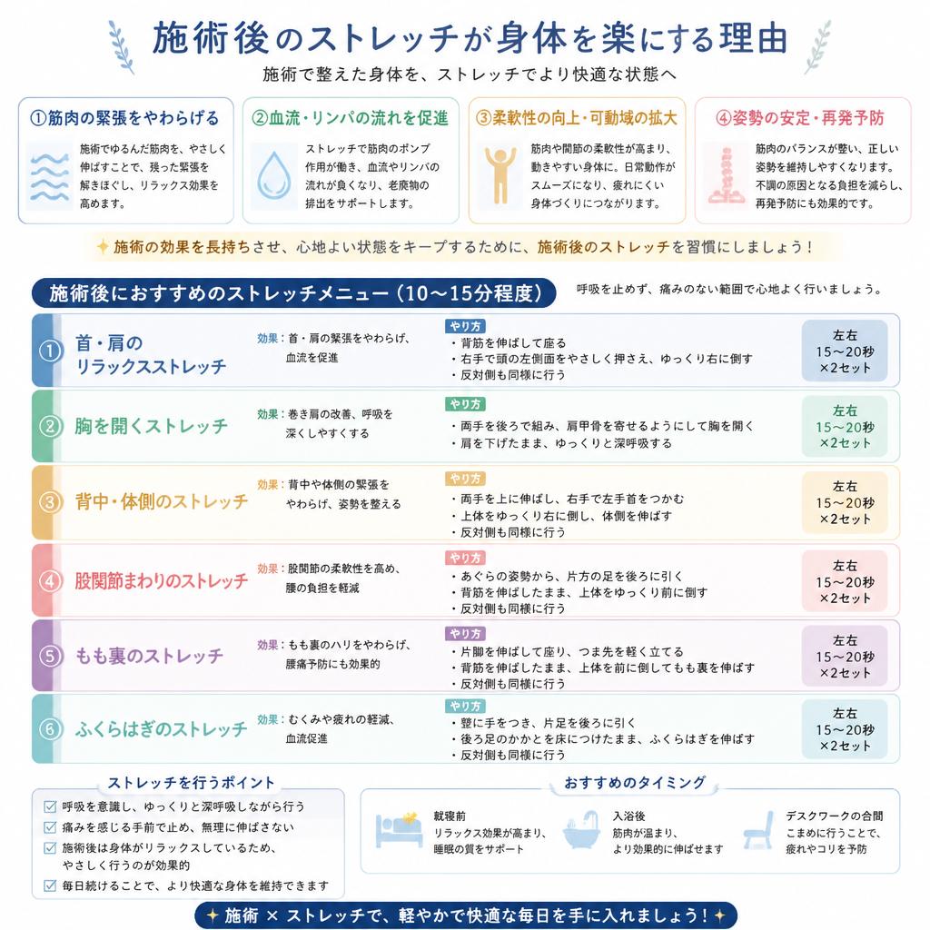 ストレッチの効果とおすすめメニュー