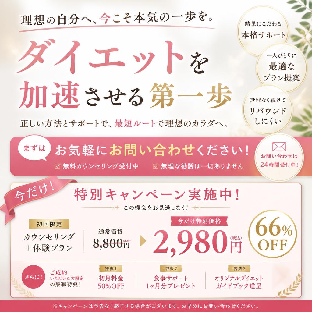 今すぐお問い合わせを！
