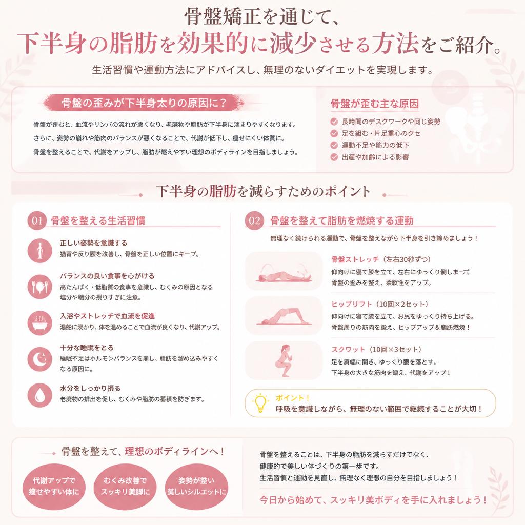 下半身痩せへのアプローチ