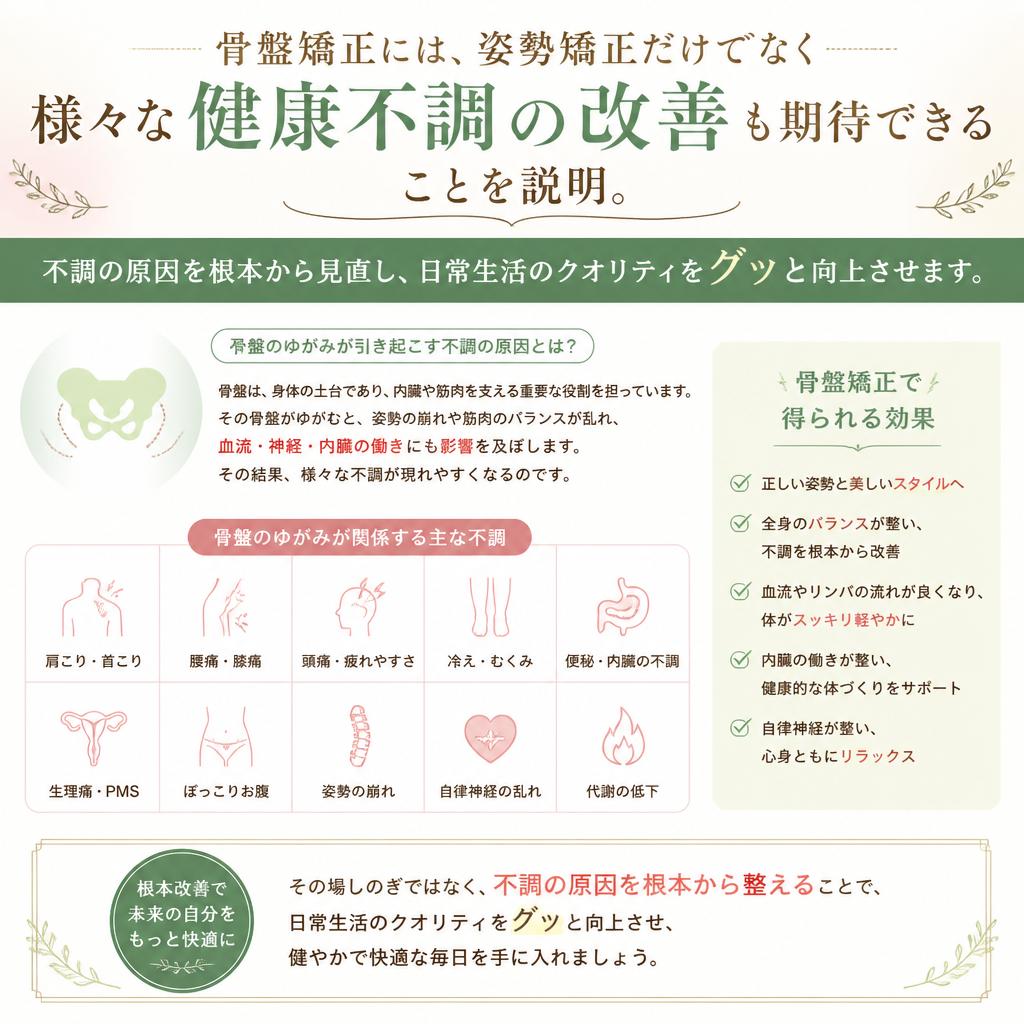 健康不調の改善
