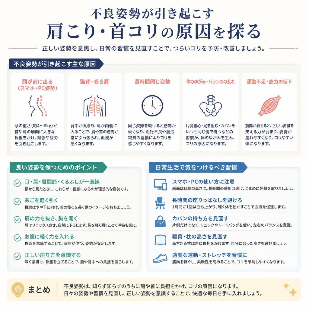 姿勢改善とその重要性