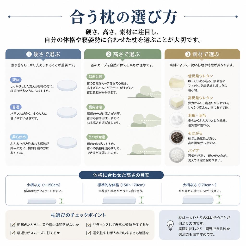 正しい枕の選び方