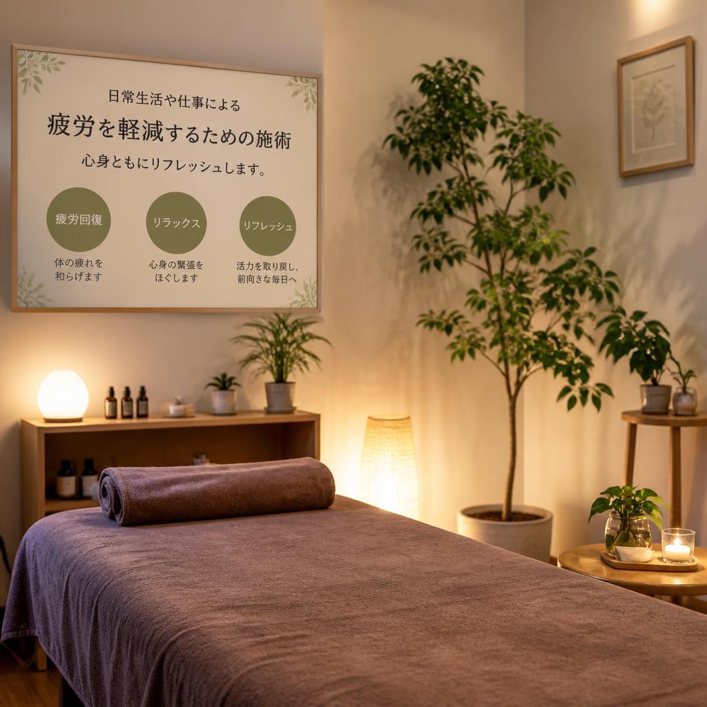 疲労解消にも効果的