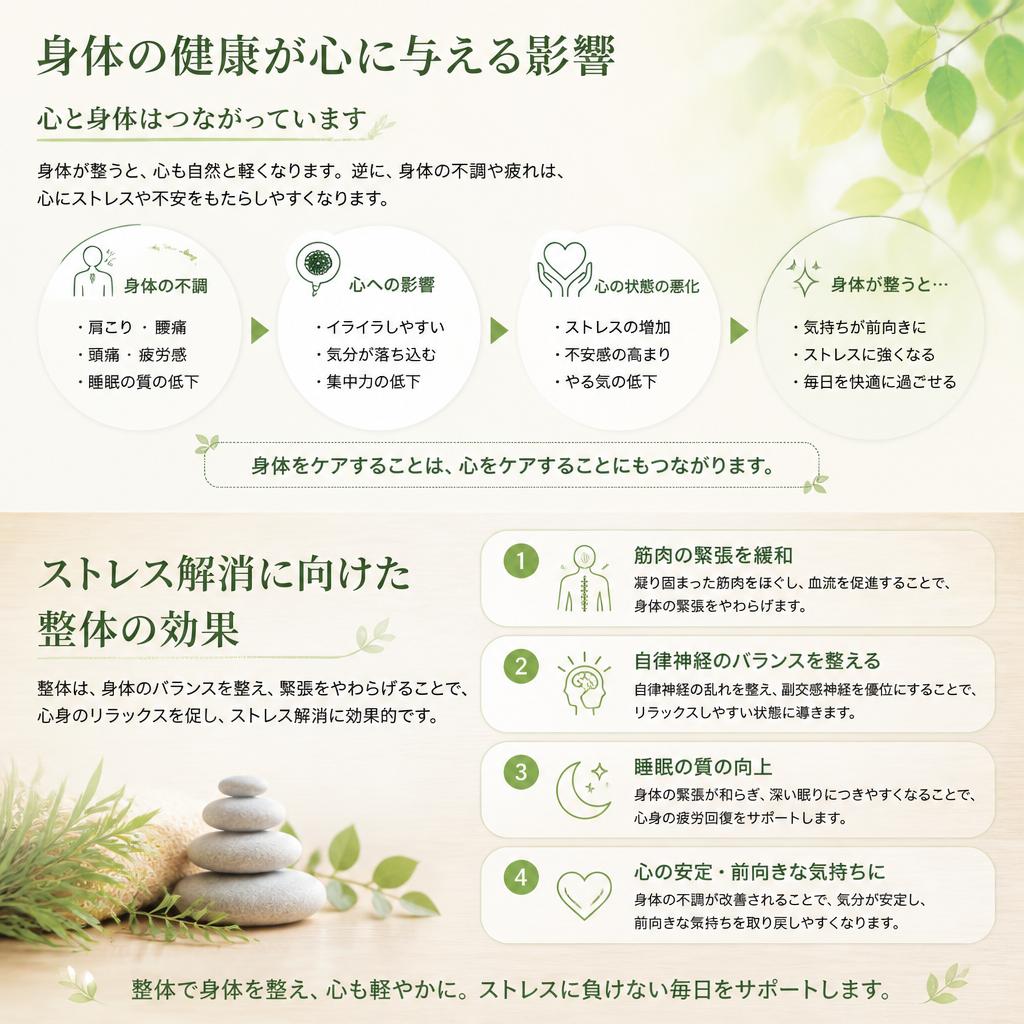 心の健康と身体の関係