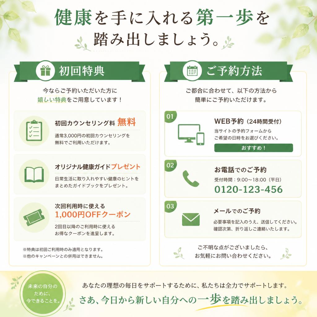 今すぐお問い合わせを！