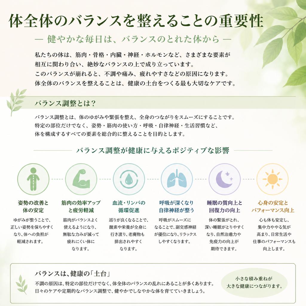 バランス調整の重要性